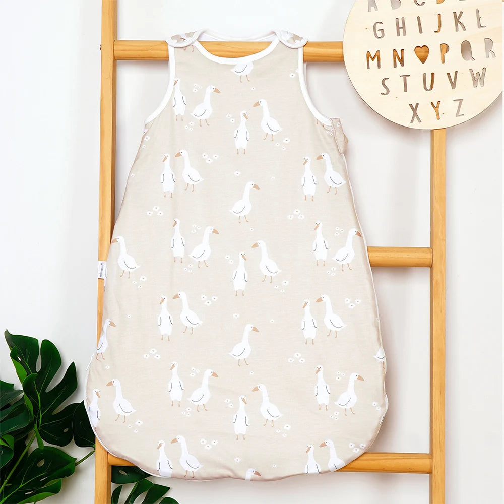HappyFlute New Prints 10-20℃ Unisex Sleeveless Design Dry& Breathable Anti-Kicking Warm Baby Vest Sleeping Bag