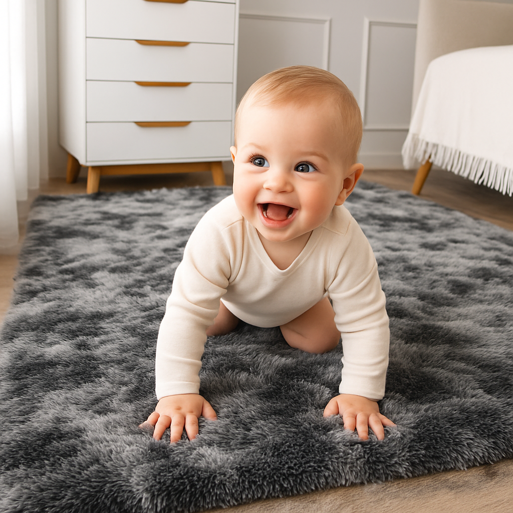 Tapis chambre enfant | Gris