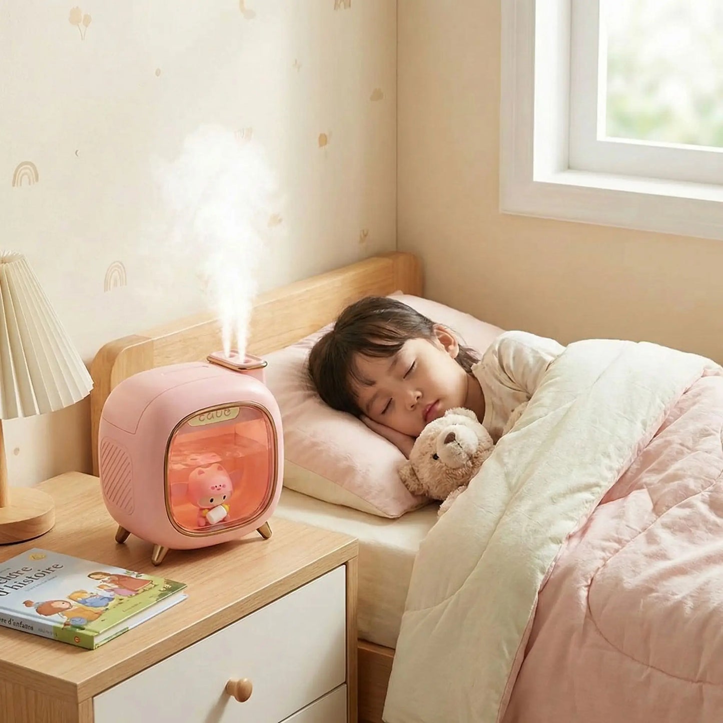 Humidificateur d’Air Bébé Silencieux | Rétro