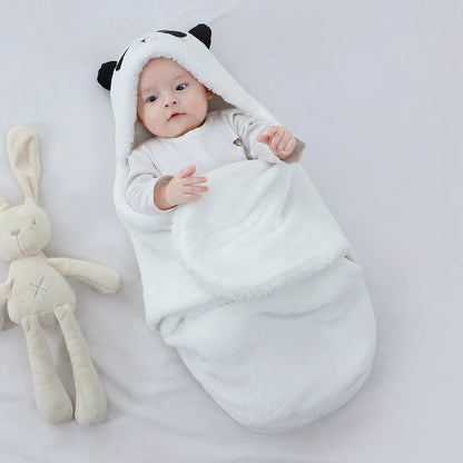 Couverture d'emmaillotage | Panda Blanc