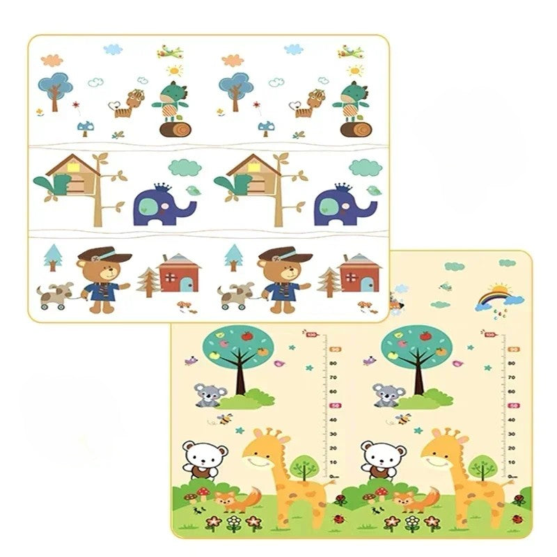 Tapis d'Eveil | Double face Nounours & Girafe