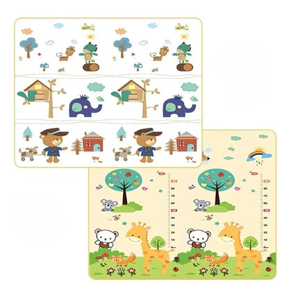 Tapis d'Eveil | Double face Nounours & Girafe