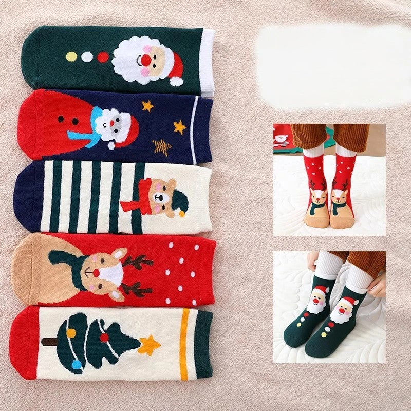 Chaussettes de Noel | 5 Paires Hiver