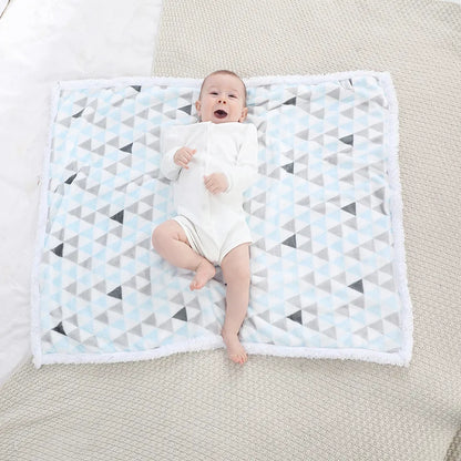Couverture Bébé | Bleu et Blanc