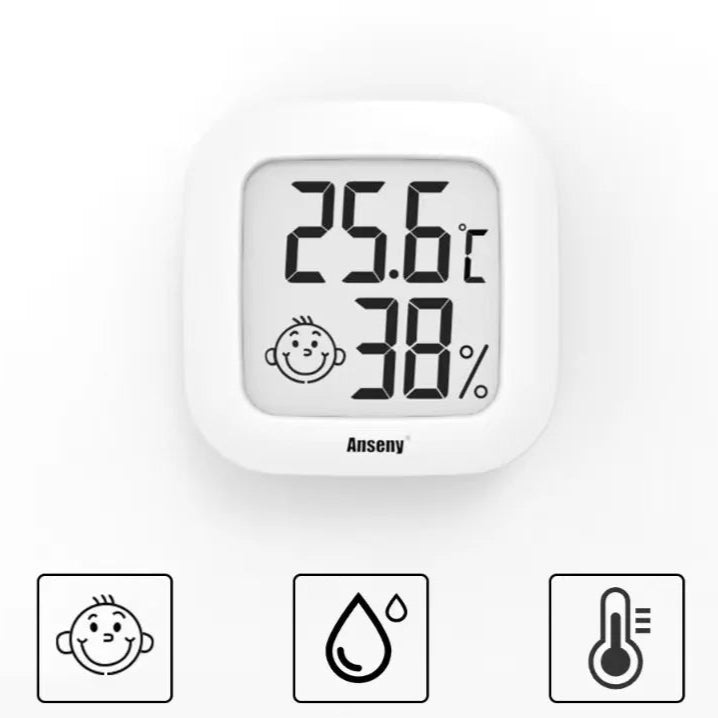 Mini Thermomètre / Hydromètre LCD