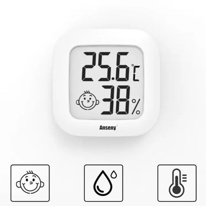 Mini Thermomètre / Hydromètre LCD
