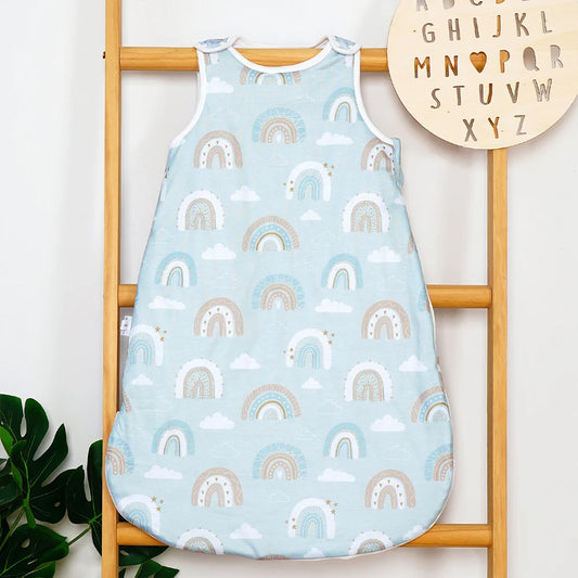 HappyFlute New Prints 10-20℃ Unisex Sleeveless Design Dry& Breathable Anti-Kicking Warm Baby Vest Sleeping Bag