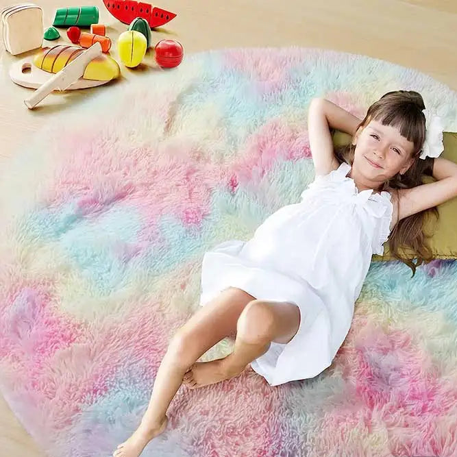 Tapis Arc-en-Ciel Doux pour Chambre de Filles 4x6 Pieds, Tapis de Chambre Moelleux pour Filles, Tapis Princesse, Tapis Coloré Mignon pour Enfants Adolescents Garderie Tout-Petit (Rose Vif Tapis Arc-en-Ciel Doux pour Chambre de Filles 4x6 Pieds, Tapis de Chambre Moelleux pour Filles, Tapis Princesse, Tapis Coloré Mignon pour Enfants Adolescents Garderie Tout-Petit (Rose Vif