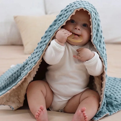 Couverture Bébé | Polaire Bleu