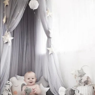 Ciel de lit Bébé | Gris*