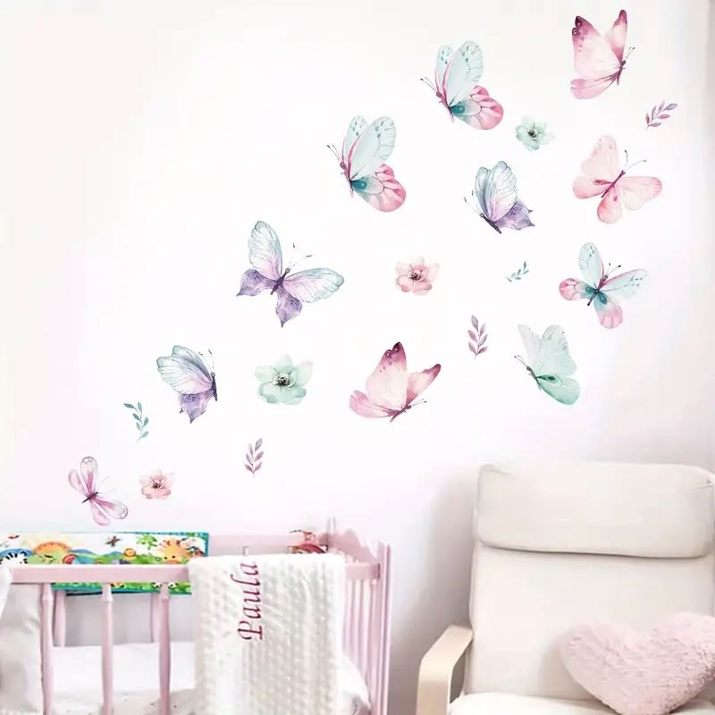Décoration Murale - ButterfliesSticker™ - Vert - Mon Cocon Bébé