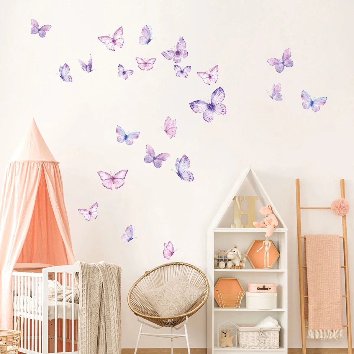 Décoration Murale - ButterfliesSticker™ - Violet - Mon Cocon Bébé