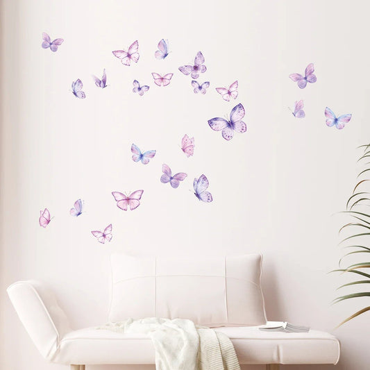 Décoration Murale - ButterfliesSticker™ - Violet - Mon Cocon Bébé