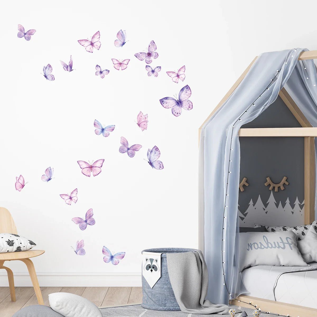 Décoration Murale - ButterfliesSticker™ - Violet - Mon Cocon Bébé