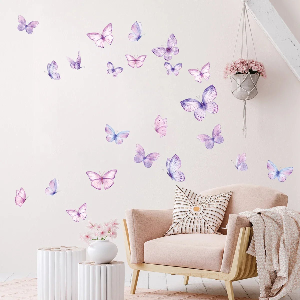 Décoration Murale - ButterfliesSticker™ - Violet - Mon Cocon Bébé