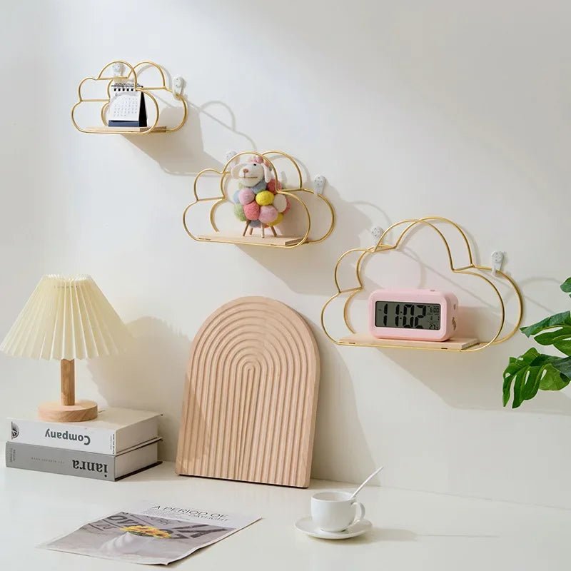 Étagère Murale Décorative - KidWallShelf™ - Or - Mon Cocon Bébé