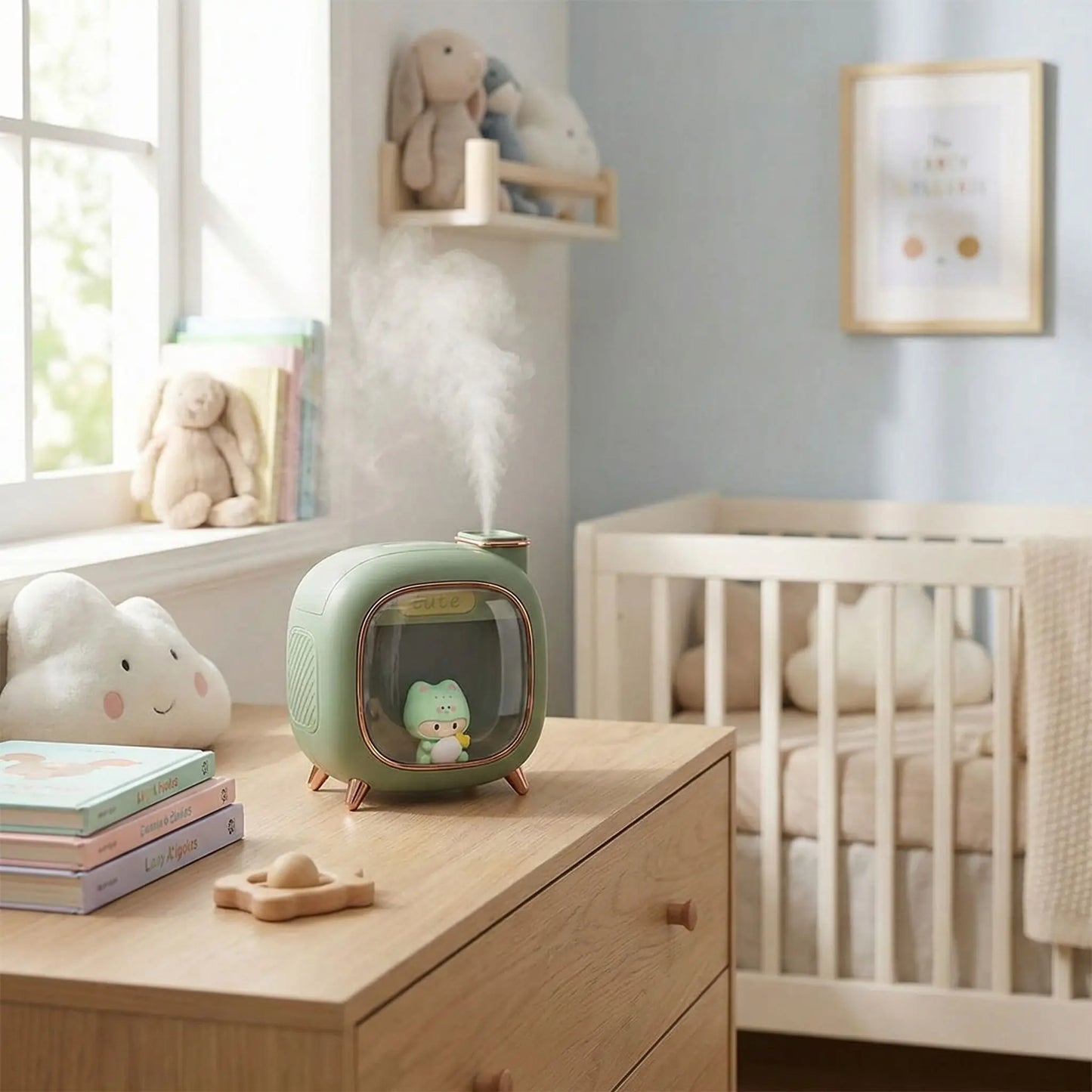 Humidificateur d’Air Bébé Silencieux | Rétro