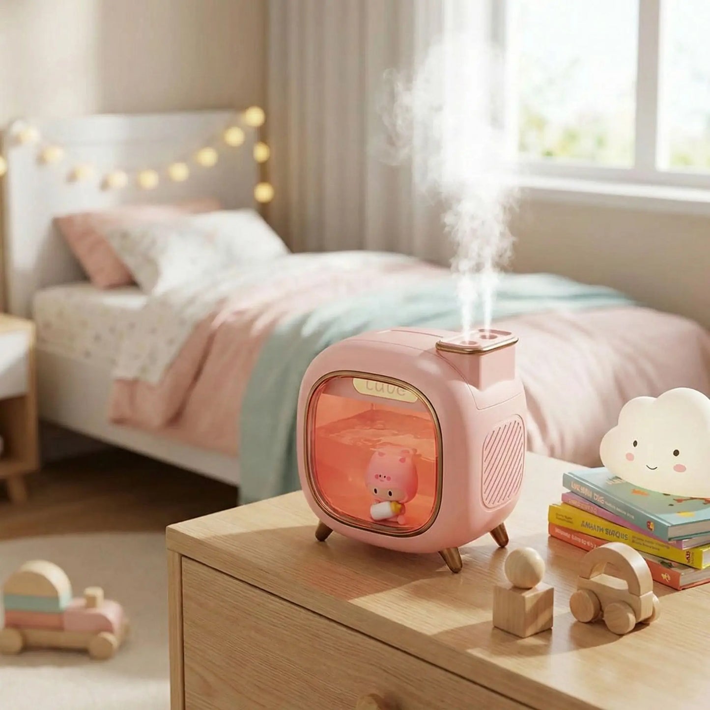 Humidificateur d’Air Bébé Silencieux | Rétro