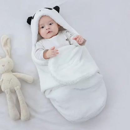 Couverture d'emmaillotage | Panda Blanc