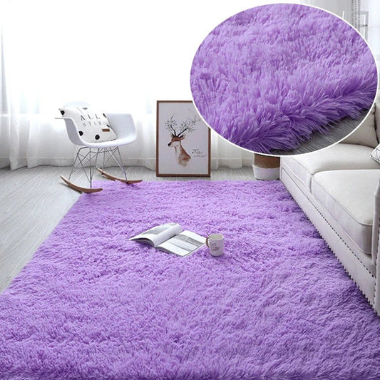 Tapis en Fourrure - HairyRugs™ - Mauve - Mon Cocon Bébé