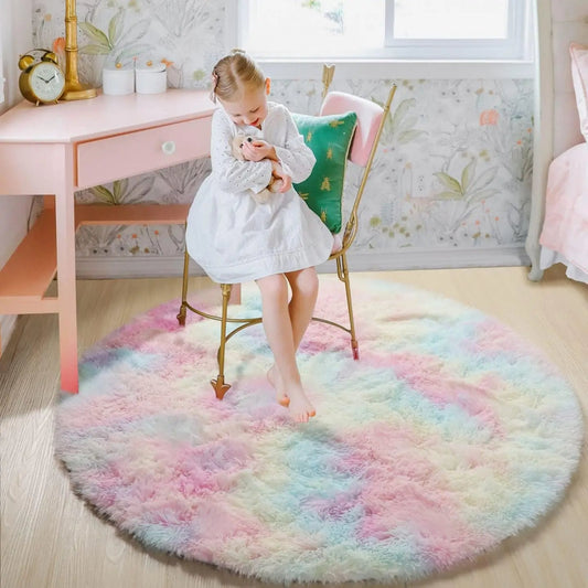 Tapis rond Arc en ciel - Mon Cocon Bébé