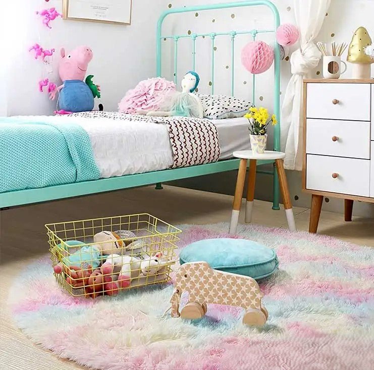 Tapis rond Arc en ciel - Mon Cocon Bébé